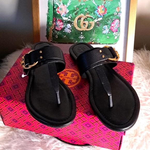 Tory Burch Shoes - Tory Burch NIB Marsden  Flat Thong Sandal